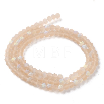 Transparent Glass Beads Strands X1-EGLA-A034-T4mm-MB20-1