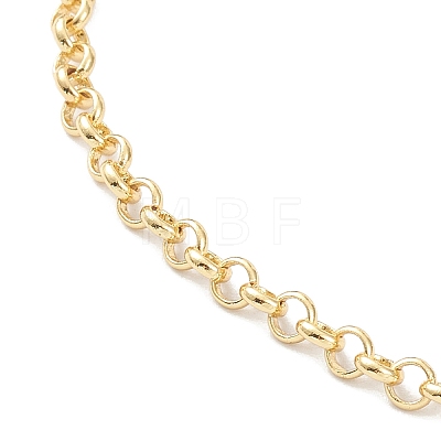 Brass Rolo Chain Necklaces X-MAK-F036-01G-1