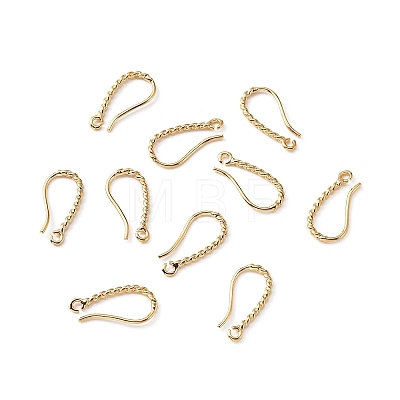 Brass Earring Hooks X-KK-WH0035-98-1