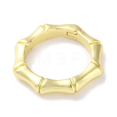 Rack Plating Brass Twister Clasps KK-Z039-34G-1