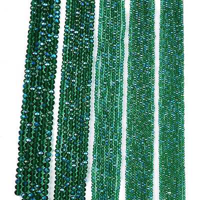 Electroplate Glass Beads Strands EGLA-A044-T4mm-L18-1