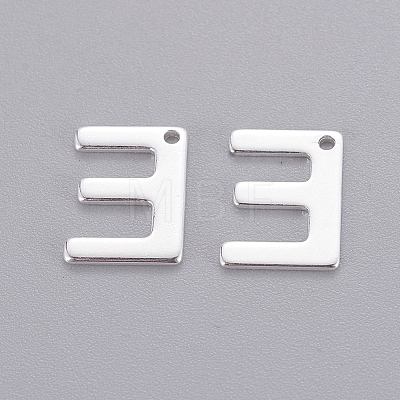 201 Stainless Steel Charms X-STAS-L232-007E-1