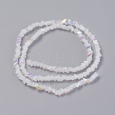 Imitation Jade Glass Beads Strands GLAA-F092-C05-1