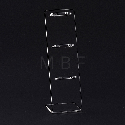 Transparent Acrylic Earrings Display Stands EDIS-G014-06-1