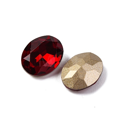 Glass Rhinestone Cabochons RGLA-A026-06A-208-1