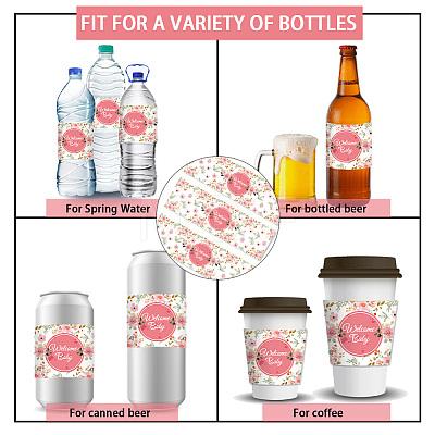 Bottle Label Adhesive Stickers DIY-WH0520-003-1