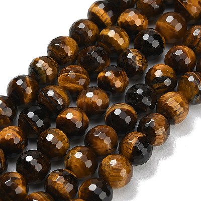 Natural Tiger Eye Beads Strands G-C280-B21-10mm-1