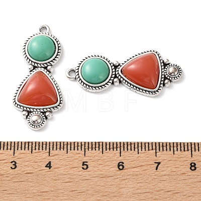 Bohemia Tibetan Style Alloy & Enamel Acrylic Pendants FIND-T074-06AS-1