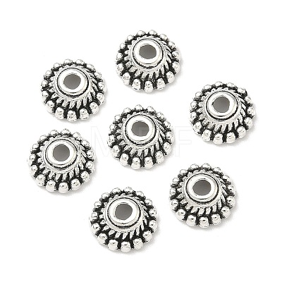 Tibetan Style Alloy Caps LF1235Y-NF-1