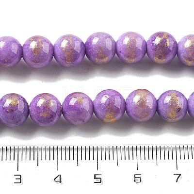 Natural Mashan Jade Beads Strands G-A255-A01-01G-1