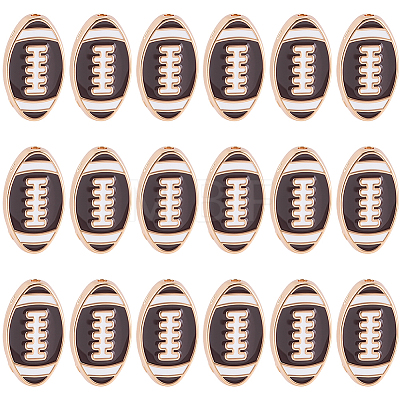 20Pcs Alloy Enamel Beads ENAM-SC0008-23-1