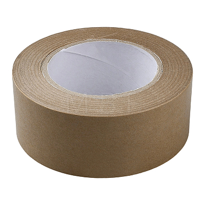 50M Kraft Paper Adhesive Tape AJEW-WH20098-089-1