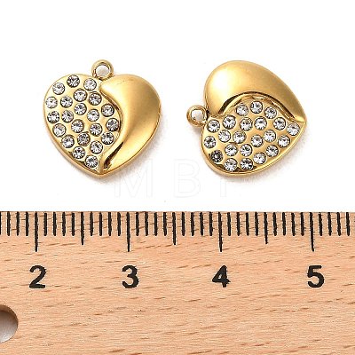 Real 14K Gold Plated 304 Stainless Steel Charms STAS-L022-063G-04-1