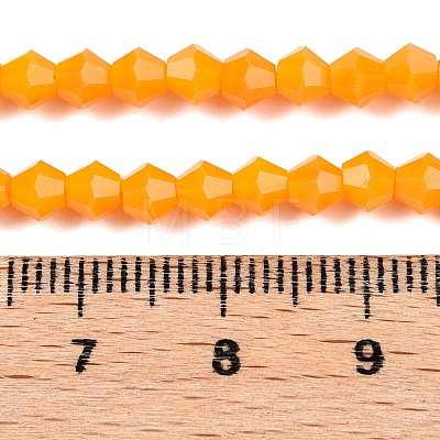 Opaque Solid Color Imitation Jade Glass Beads Strands EGLA-A039-P4mm-D04-1