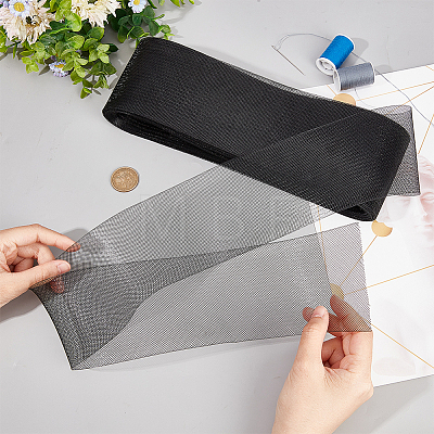  25 Yards Polyester Deco Mesh Ribbons OCOR-NB0001-71A-1