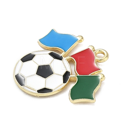 Alloy Enamel Pendants ENAM-I075-01G-10-1
