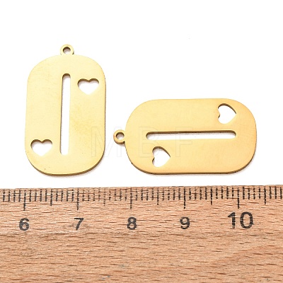 201 Stainless Steel Pendants SA-CBA49C1-03G-1