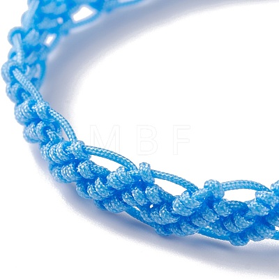 Nylon Thread Braided Cord Bracelet BJEW-JB07412-02-1