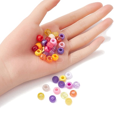 1620Pcs 36 Style Transparent & Opaque Plastic Beads KY-YW0001-42-1