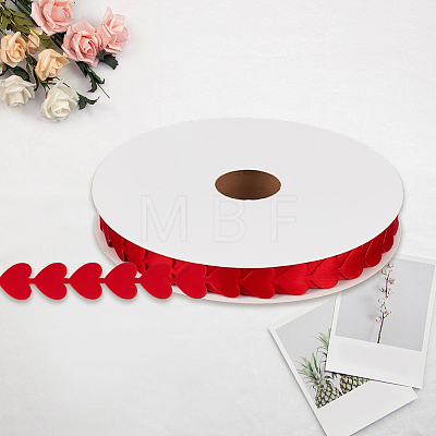 18M Heart Polyester Lace Ribbon OCOR-CY0004-11B-1