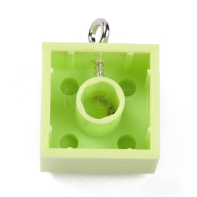 Resin Pendants RESI-E017-AM-1