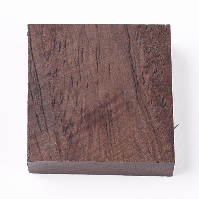 Square Wooden Pieces for Wood Jewelry Ring Making WOOD-WH0101-29D-1