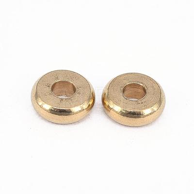 Brass Spacer Beads KK-F713-08C-1