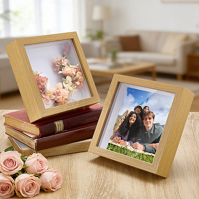 MDF Photo Frame Stands AJEW-WH0752-658B-1