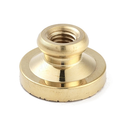 Rhombus Brass Stamp Head AJEW-M036-04G-1