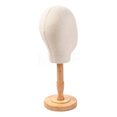 Wooden Cap Display Stand AJEW-I051-02A-1