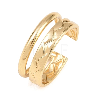 304 Stainless Steel Cuff Open Rings SA-H001-13G-1