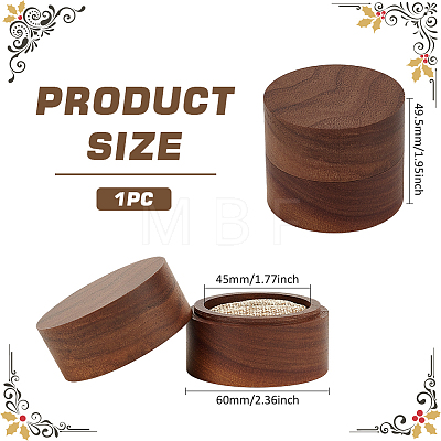 Round Wood Rings Storage Boxes AJEW-WH0166-16A-1