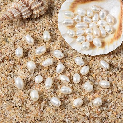 10Pcs Grade AA Natural Cultured Freshwater Pearl Beads PEAR-YW0001-31-1