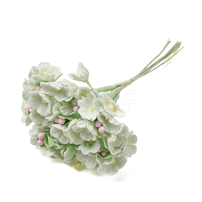 Cloth & Paper & Iron Artificial Mini Flower Bouquet for DIY Crafts FB-CBA59DF-02G-1