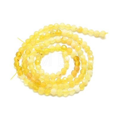 Natural Yellow Opal Beads Strands G-P457-A02-18-1