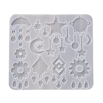 Earrings Pendants DIY Silicone Mold DIY-Q033-07B-1