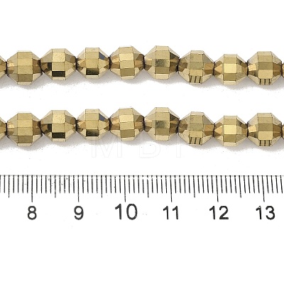 Electroplated Synthetic Non-magnetic Hematite Beads Strands G-I364-L01-1