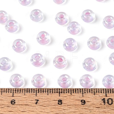 FGB Inside Colours Transparent Glass Seed Beads SEED-T009-01F-1