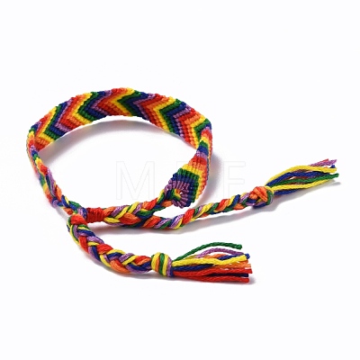 Rainbow Pride Bracelet BJEW-F419-04-1