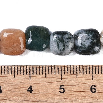 Natural Indian Agate Beads Strands G-M435-A02-01-1