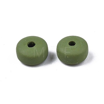 Handmade Polymer Clay Beads Strands LS-CLAY-N008-104-1