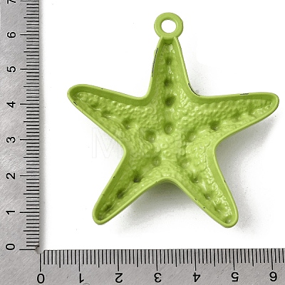 Spray Paint Alloy Big Pendants FIND-H055-14-1