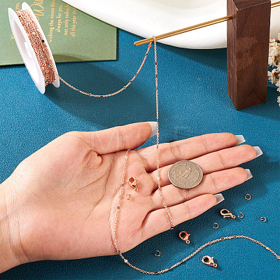DIY Chains Bracelet Necklace Making Kit DIY-TA0006-36-1