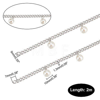   2M 304 Stainless Steel Cuban Link Chain CHS-PH0001-06-1