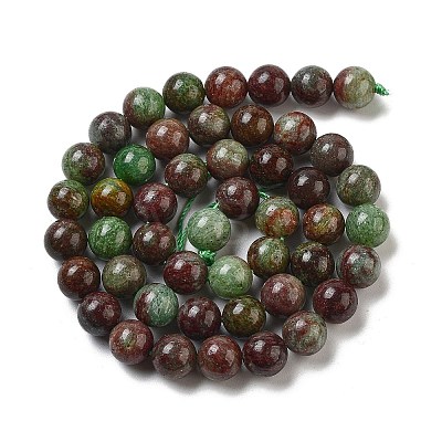 Natural Green Opal Beads Strands G-H045-A03-6MM-1