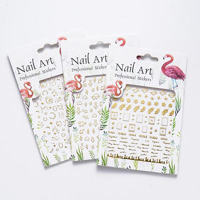 Metallic Color Nail Art Stickers MRMJ-T063-331-1