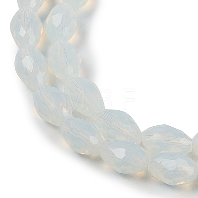 Electroplate Imitation Jade Glass Beads Strands EGLA-N013-J4mm-D02-1