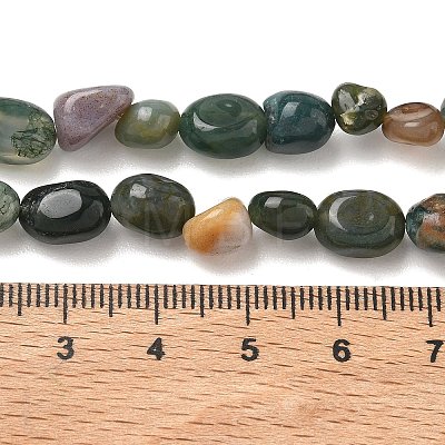 Natural Indian Agate Beads Strands G-C286-A12-1
