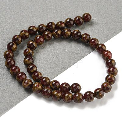 Synthetic Gold Clinquant Stone Beads Strands G-P549-A01-01-1