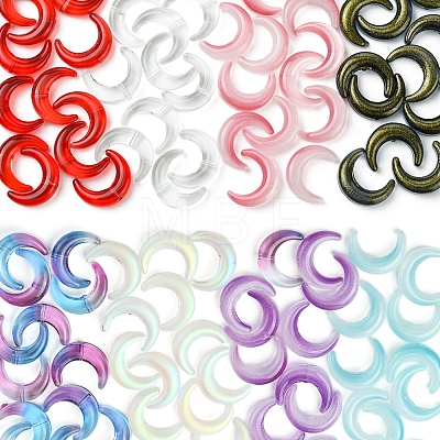 20Pcs Gradient Color Handmade Lampwork Beads LAMP-FS0001-18C-1